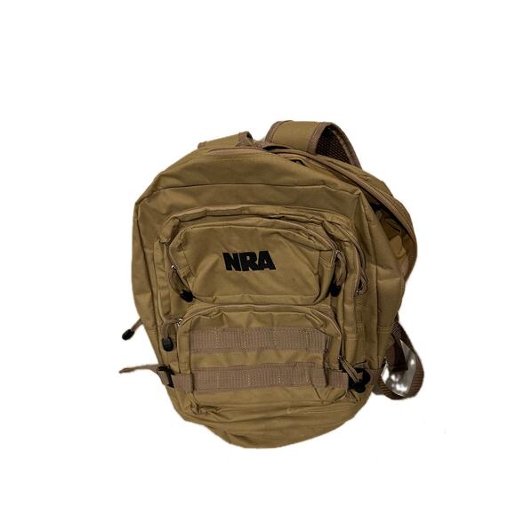 NRA Tan Desert Medium Size Backpack - Picture 1 of 4